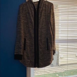 Oversized zip up